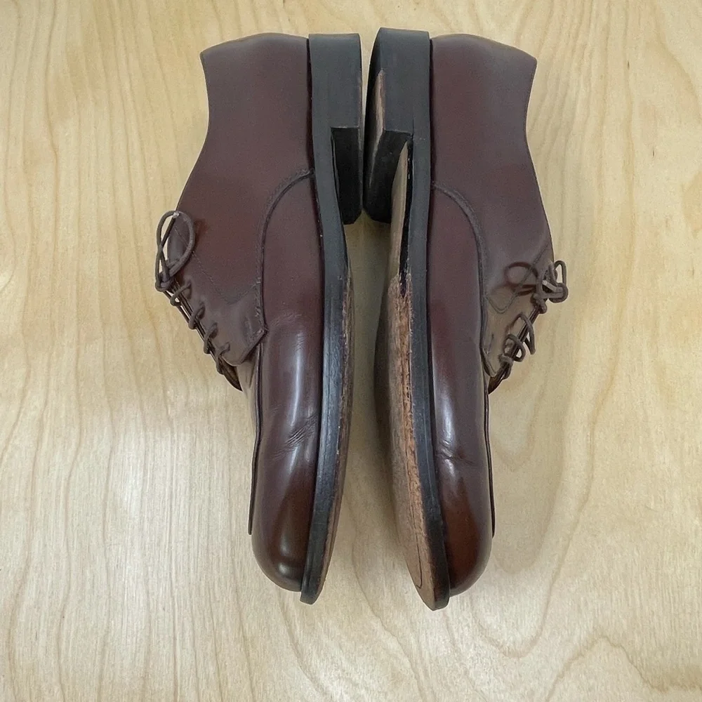 Cole Haan Mahogany Calhoun Split Toe Derby Shoe 9